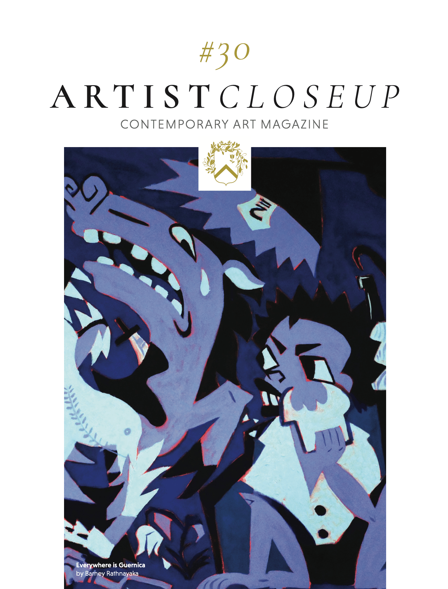 Artist Closeup – Contemporary Art Magazine cover